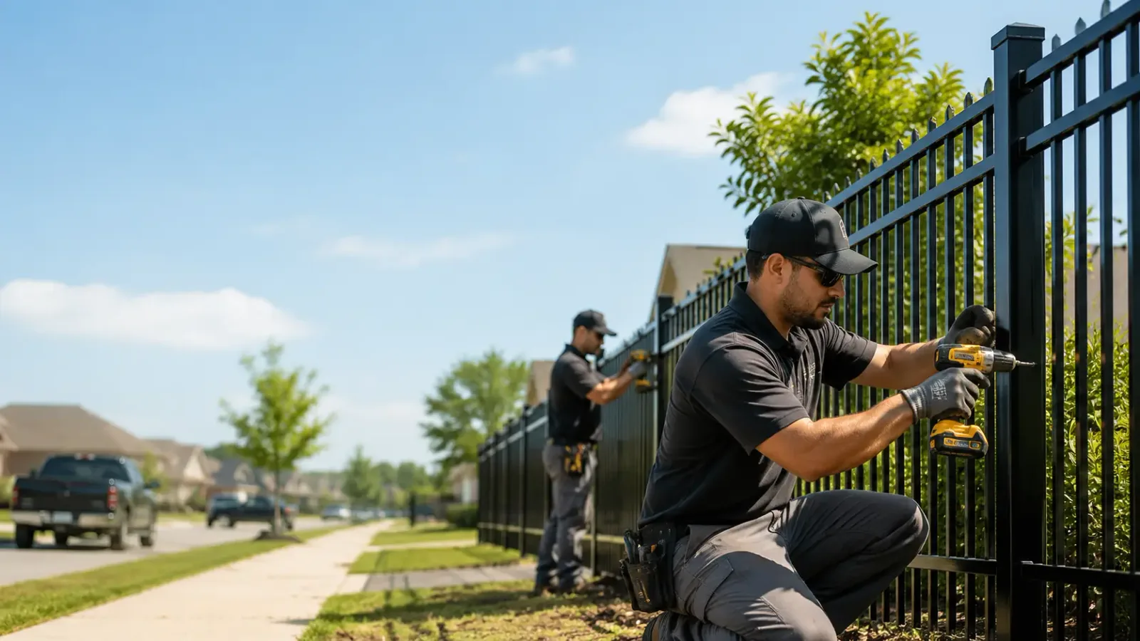 Metal Fence Installation in West, MS